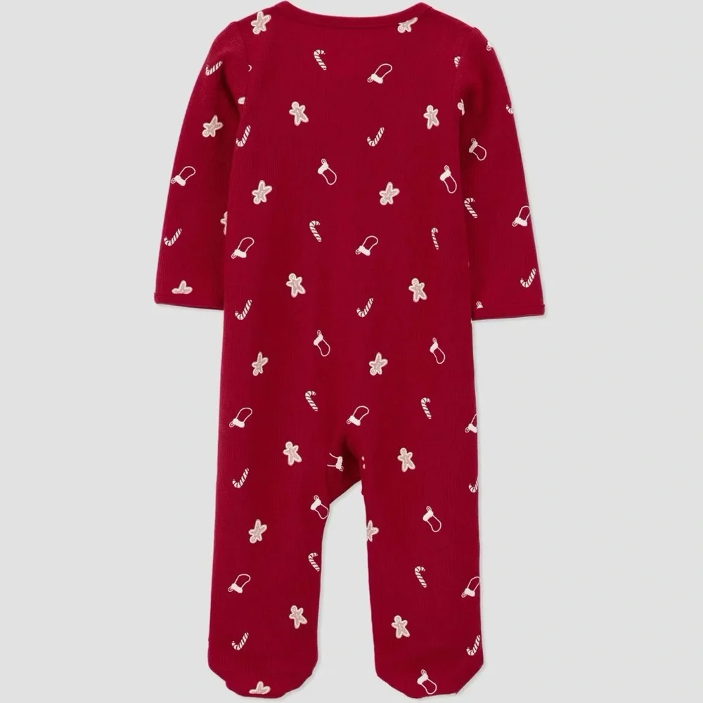 Carter's nwt Just One You Baby Candy Gingerbread Sleep N' Play - Red Newborn